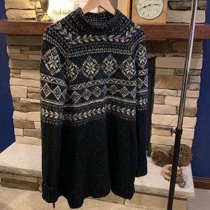 Nordic style tunic sweater